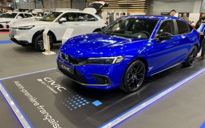 Honda  dévoile la 11e génération de sa berline compacte : la nouvelle Civic e:HEV.