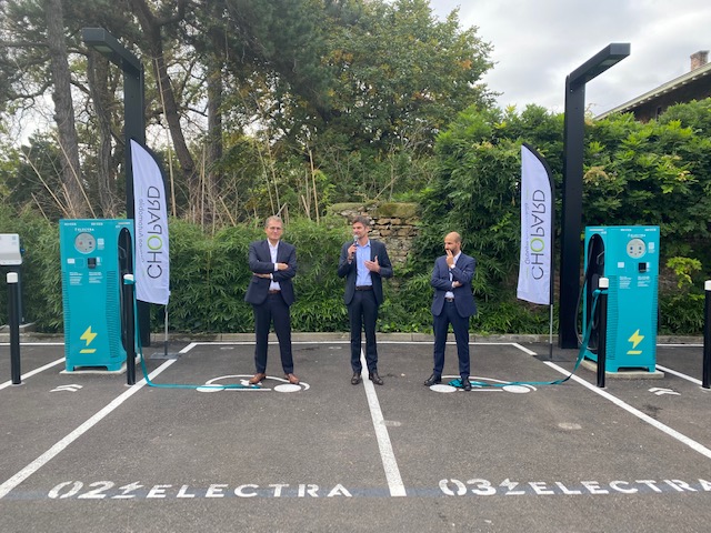 ELECTRA, de nouveaux  points de charge rapide de véhicules électriques.