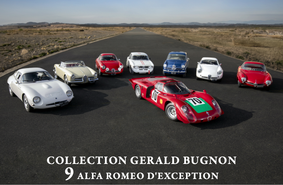 COLLECTION GERALD BUGNON 9 ALFA ROMEO D’EXCEPTION